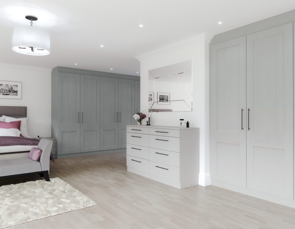 Hackney in Dust Grey Oak and Light Grey Oak